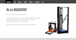 Desktop Screenshot of makerfront.com